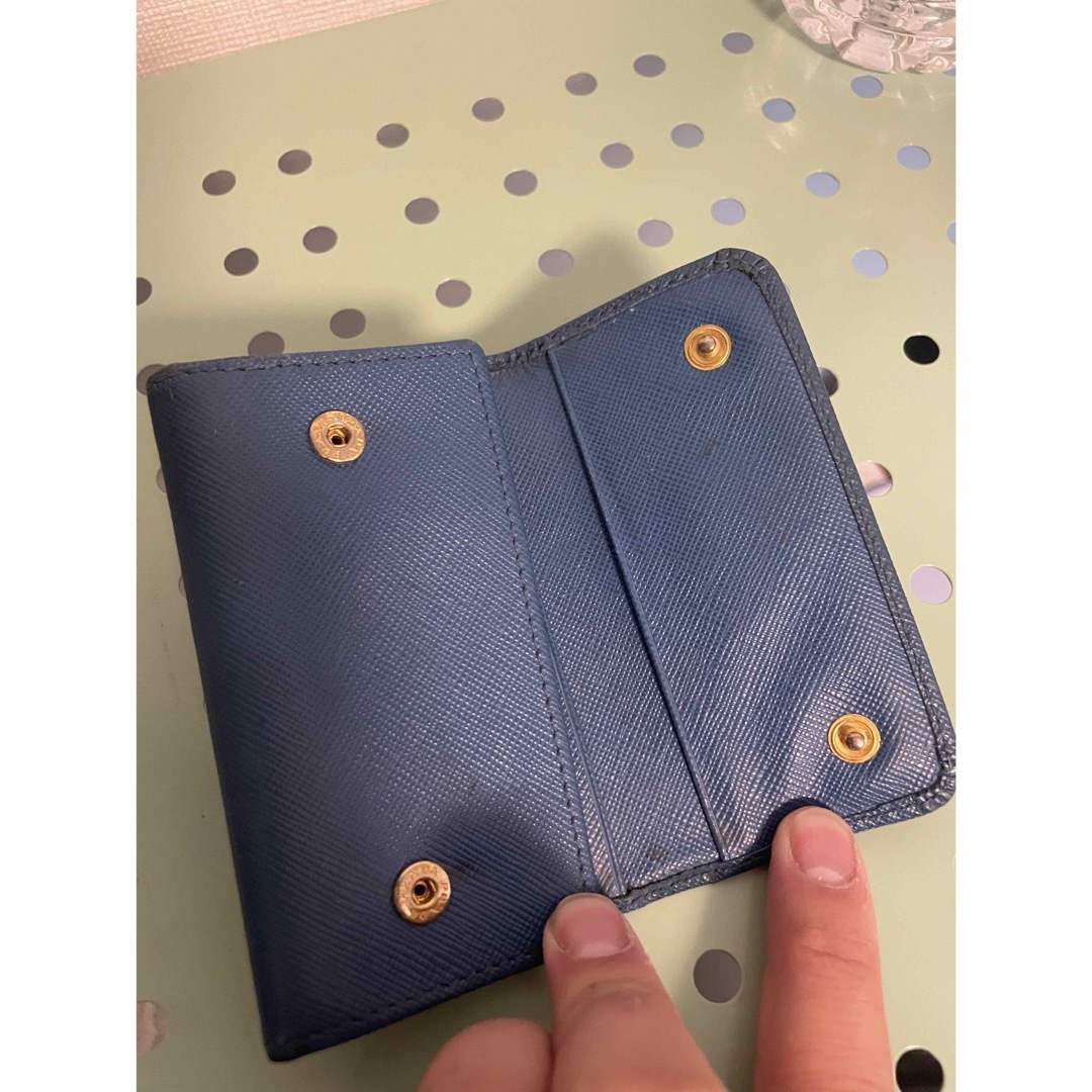 PRADA(プラダ)の【中古】PRADA キーケース　青　 レディースのファッション小物(キーケース)の商品写真