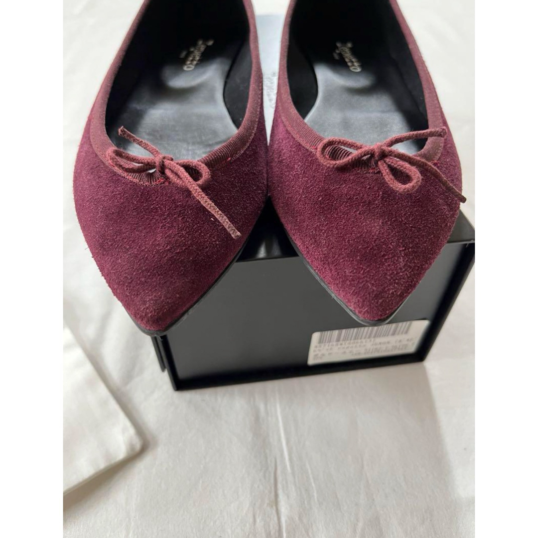 repetto(レペット)のRepettoレペット JUNON ボルドー スエード size 37.5 レディースの靴/シューズ(バレエシューズ)の商品写真