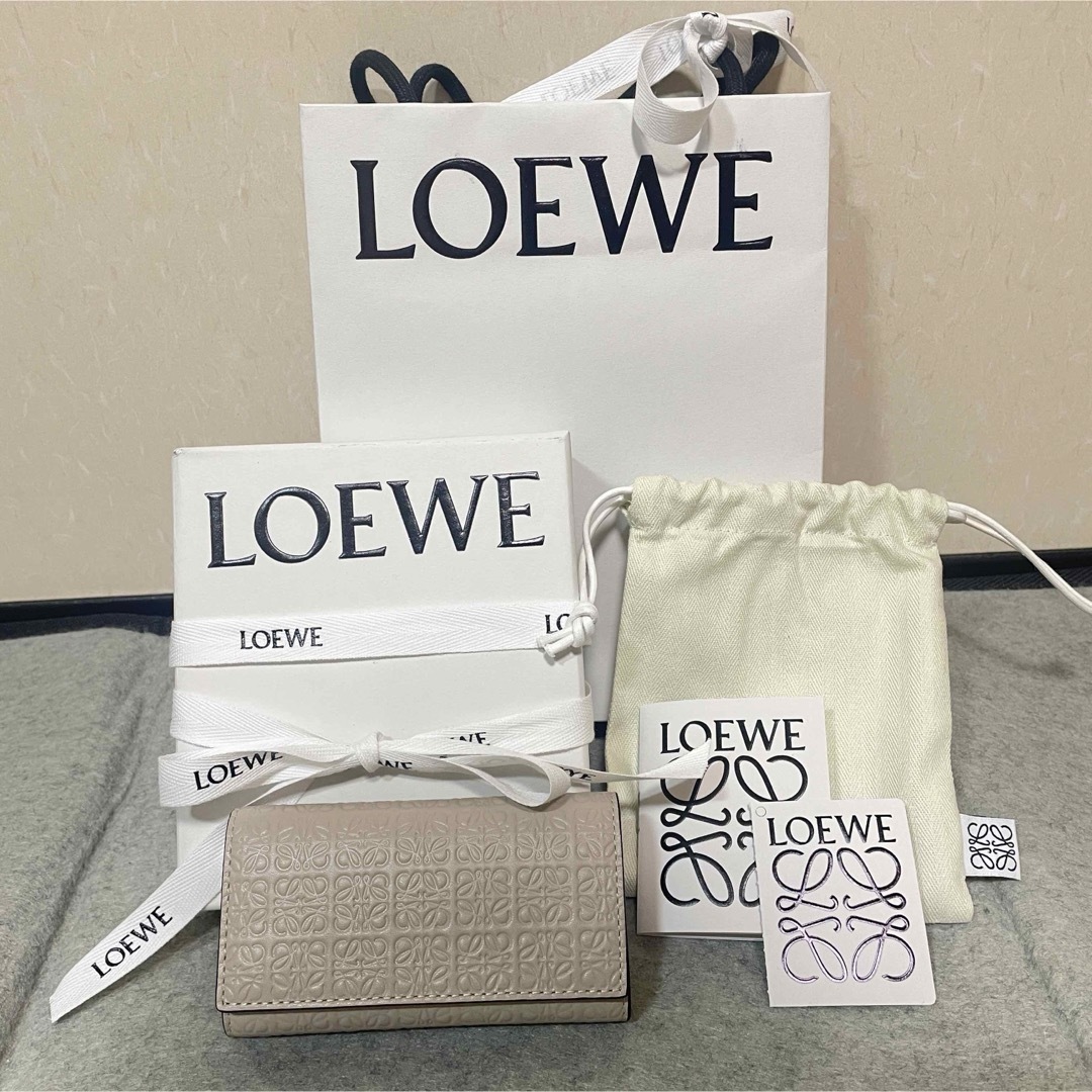 LOEWE - 【LOEWE】リピート キーケース（エンボスシルクカーフ）