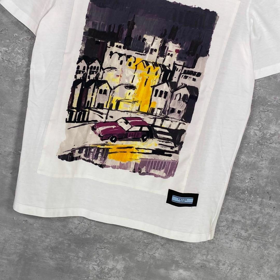 PRADA(プラダ)の『PRADA』 プラダ(S) 絵画グラフィック半袖Tシャツ レディースのトップス(Tシャツ(半袖/袖なし))の商品写真