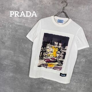 プラダ(PRADA)の『PRADA』 プラダ(S) 絵画グラフィック半袖Tシャツ(Tシャツ(半袖/袖なし))