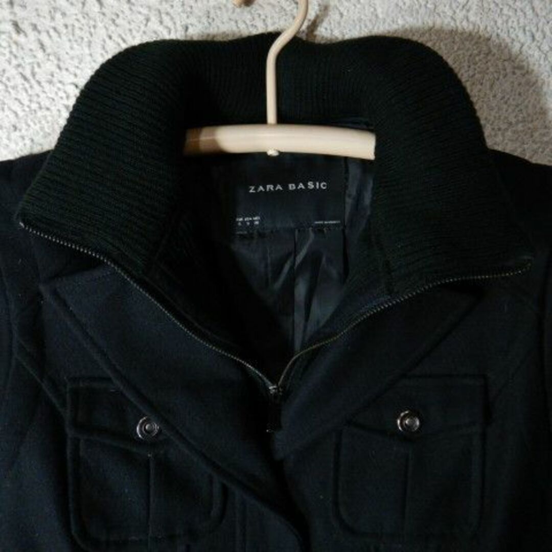 ZARA(ザラ)の8750　ザラ　ベーシック　レディース　デザイン　ジャケット　腰ベルト付き　 レディースのジャケット/アウター(その他)の商品写真