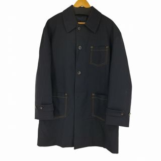 COMME des GARCONS HOMME ステンカラーコート シルバー M