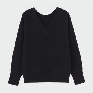 bow.a ボウエー WOOL ZIP KNIT ネイビーの通販 by ｂｅｌｌｅ☺︎｜ラクマ