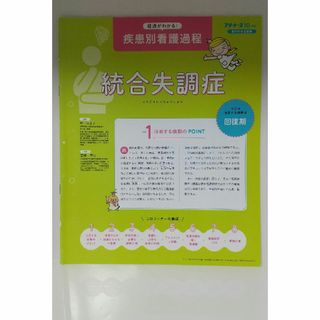 疾患別看護過程　統合失調症　プチナース　別冊　付録(健康/医学)