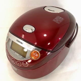 トウシバ(東芝)のTOSHIBA    IH炊飯ジャー　RC-6XE グランレッド　3合炊き(炊飯器)