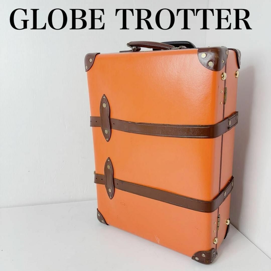 グローブトロッター センテナリー 機内持込　オレンジ　スーツケース | フリマアプリ ラクマ