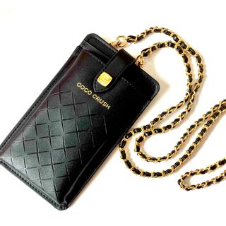 シャネル(CHANEL)の★CHANEL★ココクラッシュ スマホ ポーチ ショルダー チェーン 箱付き(ショルダーバッグ)