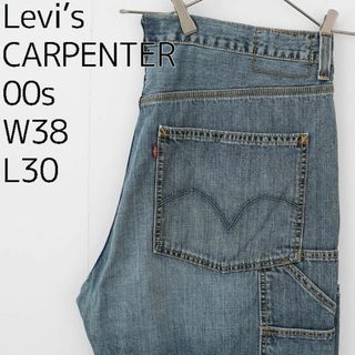 リーバイス(Levi's)のリーバイス カーペンター ルーズストレート W38 ブルー青 デニム 00s(デニム/ジーンズ)