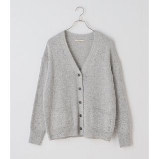 プラージュ(Plage)の美品　plage eleven knit グレー(カーディガン)