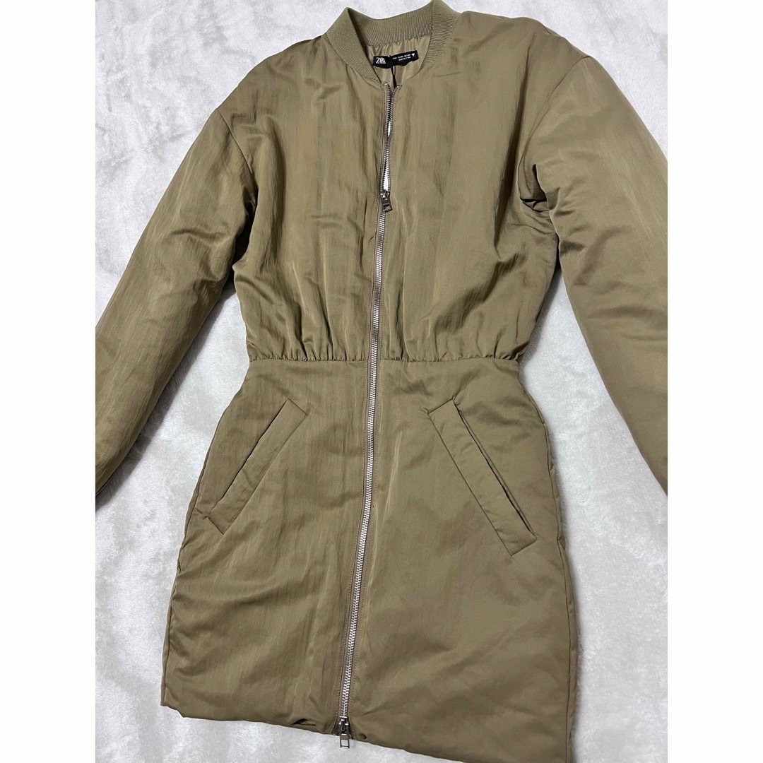 ZARA(ザラ)の【ZARA】 新品 タグ付き  中綿アウター ジャケット コート XS 24 レディースのジャケット/アウター(ダウンコート)の商品写真