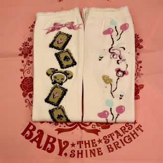 ベイビーザスターズシャインブライト(BABY,THE STARS SHINE BRIGHT)のBABY, THE STARS SHINE BRIGHTピンク系柄SC2点セット(ソックス)