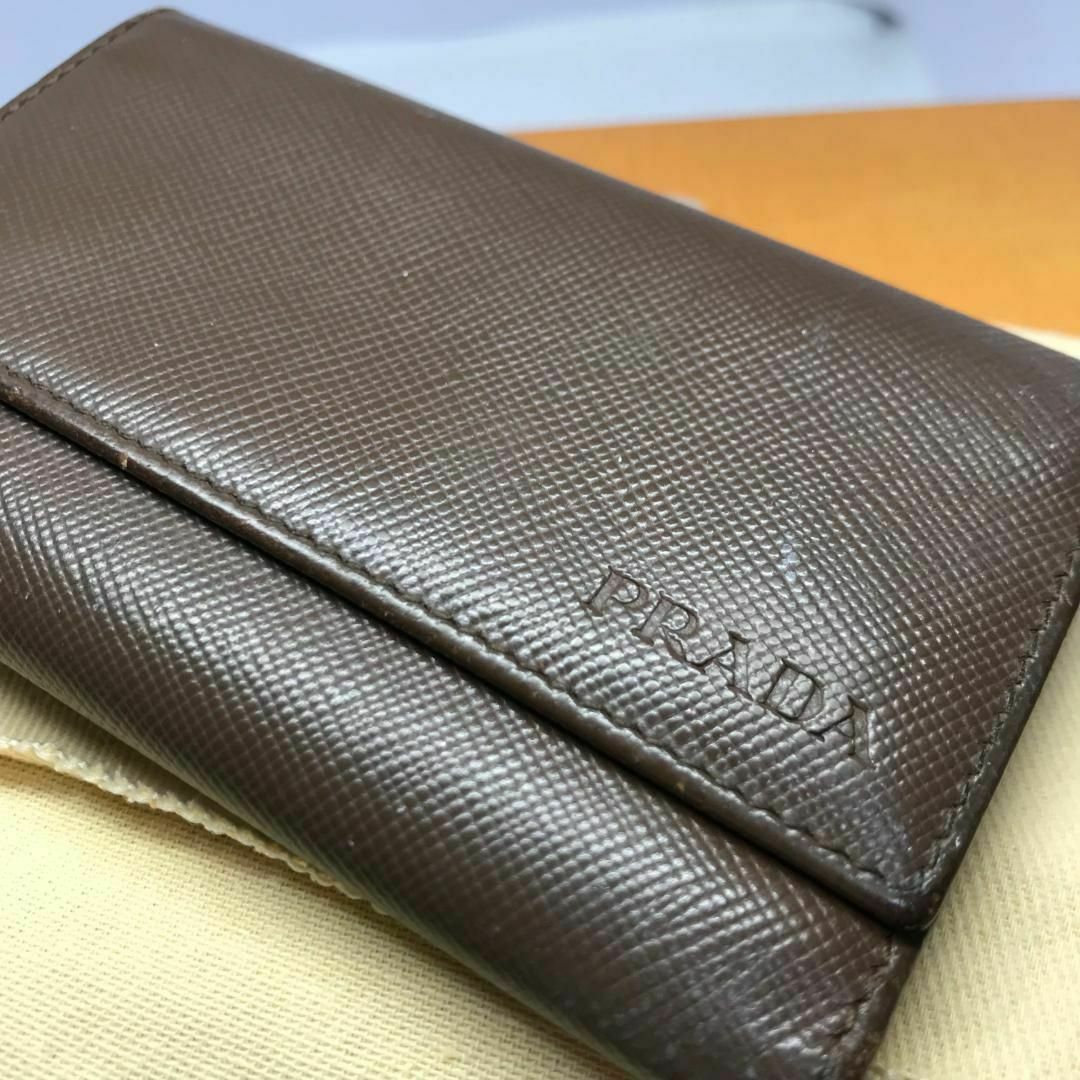 PRADA(プラダ)の★ PRADA プラダ★ キーケース レザー ブラウン系 レディースのファッション小物(キーケース)の商品写真