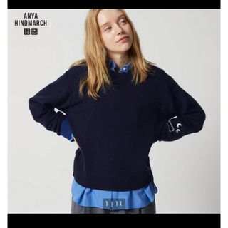 ユニクロ(UNIQLO)のタイムセール　ユニクロ×アニヤハインドマーチ　Mサイズ(ニット/セーター)