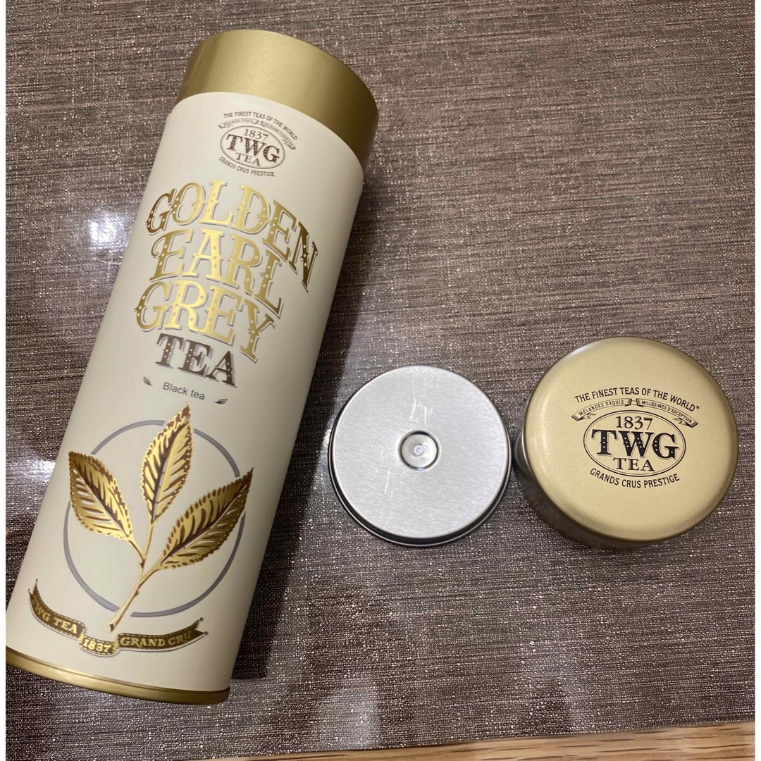 TWG 缶、箱つき　※中身なし※ インテリア/住まい/日用品のキッチン/食器(容器)の商品写真