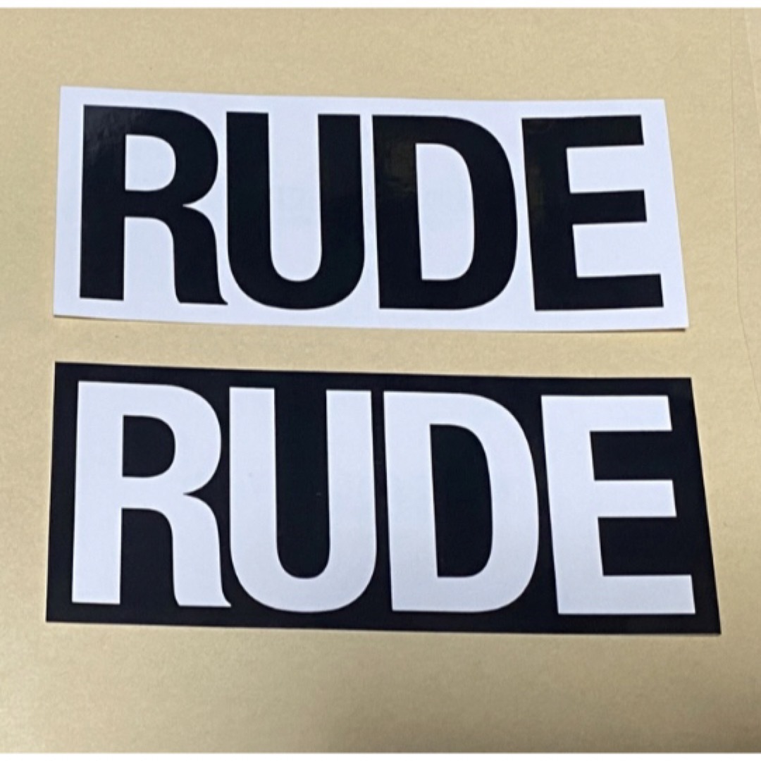 RUDE GALLERY(ルードギャラリー)のRUDE GALLERYステッカー メンズのファッション小物(その他)の商品写真