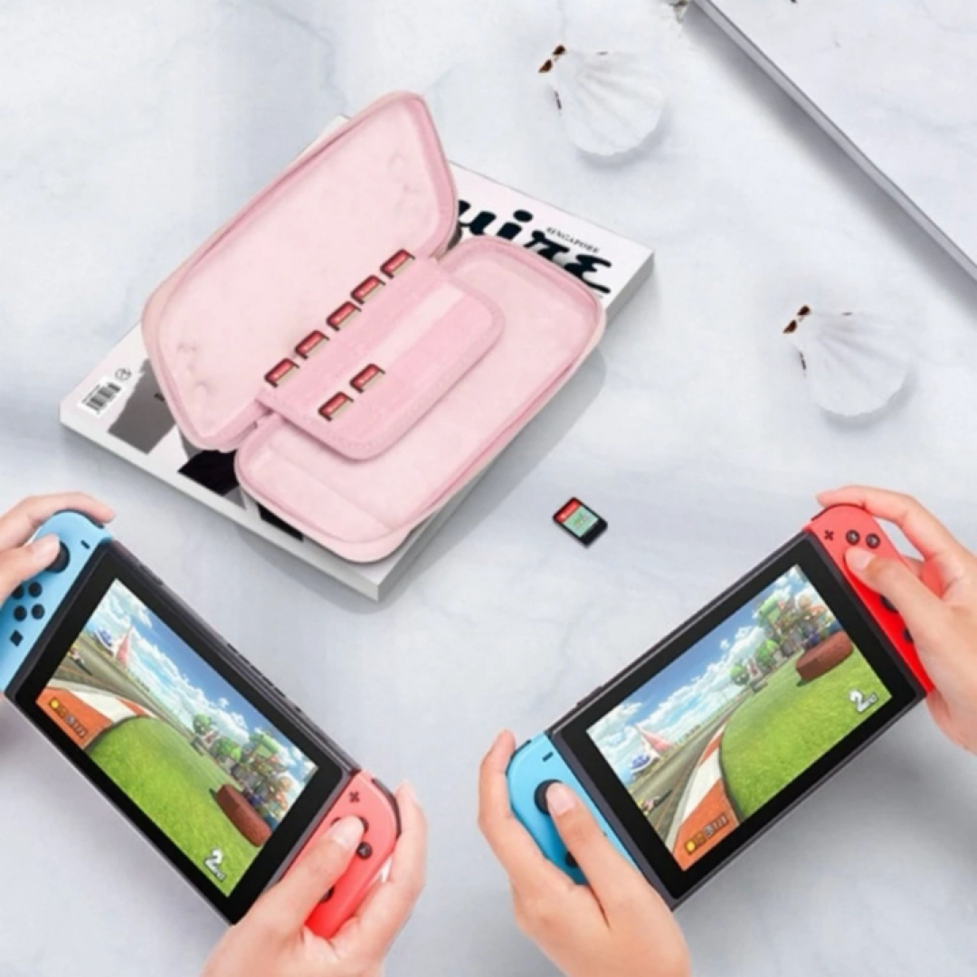 ニンテンドースイッチ  ケース  クリスマスプレゼント  落下防止 収納カバー エンタメ/ホビーのゲームソフト/ゲーム機本体(その他)の商品写真