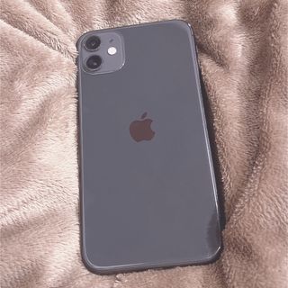 アップル(Apple)のiPhone 11  ブラック 中古 美品 (スマートフォン本体)