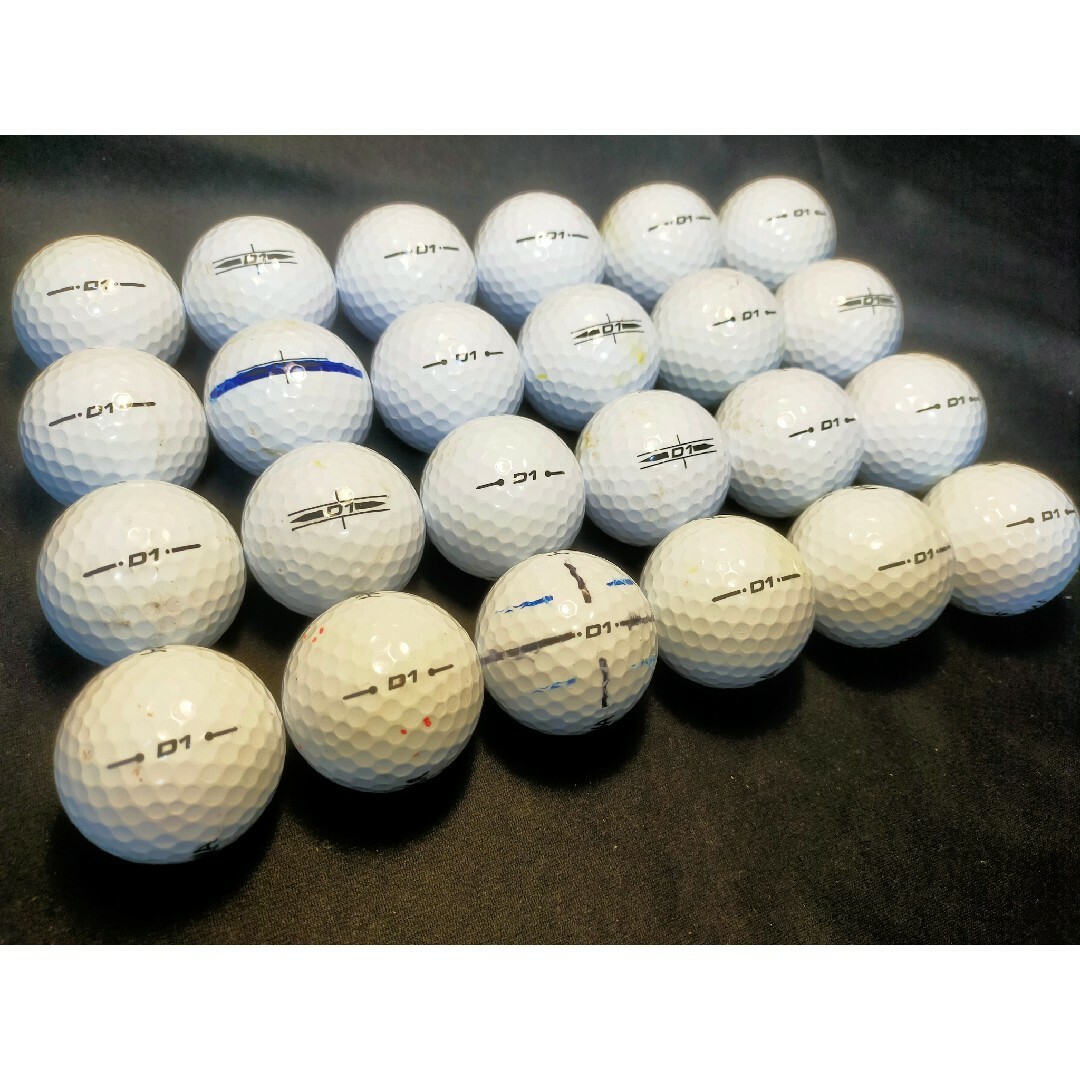本間ゴルフ(ホンマゴルフ)の【特価】【良品】ホンマD1 24球 ホワイト ロストボール スポーツ/アウトドアのゴルフ(その他)の商品写真