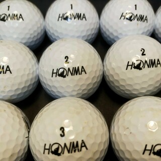 ホンマゴルフ(本間ゴルフ)の【特価】【良品】ホンマD1 24球 ホワイト ロストボール(その他)