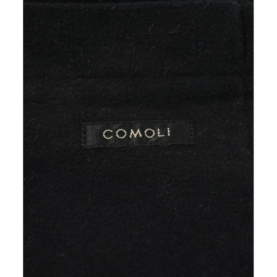 COMOLI(コモリ)のCOMOLI コモリ カバーオール 2(M位) 黒 【古着】【中古】 メンズのジャケット/アウター(カバーオール)の商品写真