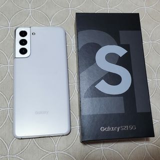 ギャラクシー(Galaxy)のSAMSUNG Galaxy S21 5G SCG09 ファントム ホワイト(スマートフォン本体)