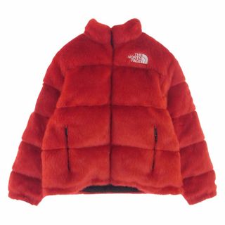 シュプリーム(Supreme)のSupreme シュプリーム ジャケット 20AW × The North Face Faux Fur Nupste Jacket ノースフェイス フェイク ファー ヌプシ ジャケット レッド系 M【中古】(その他)