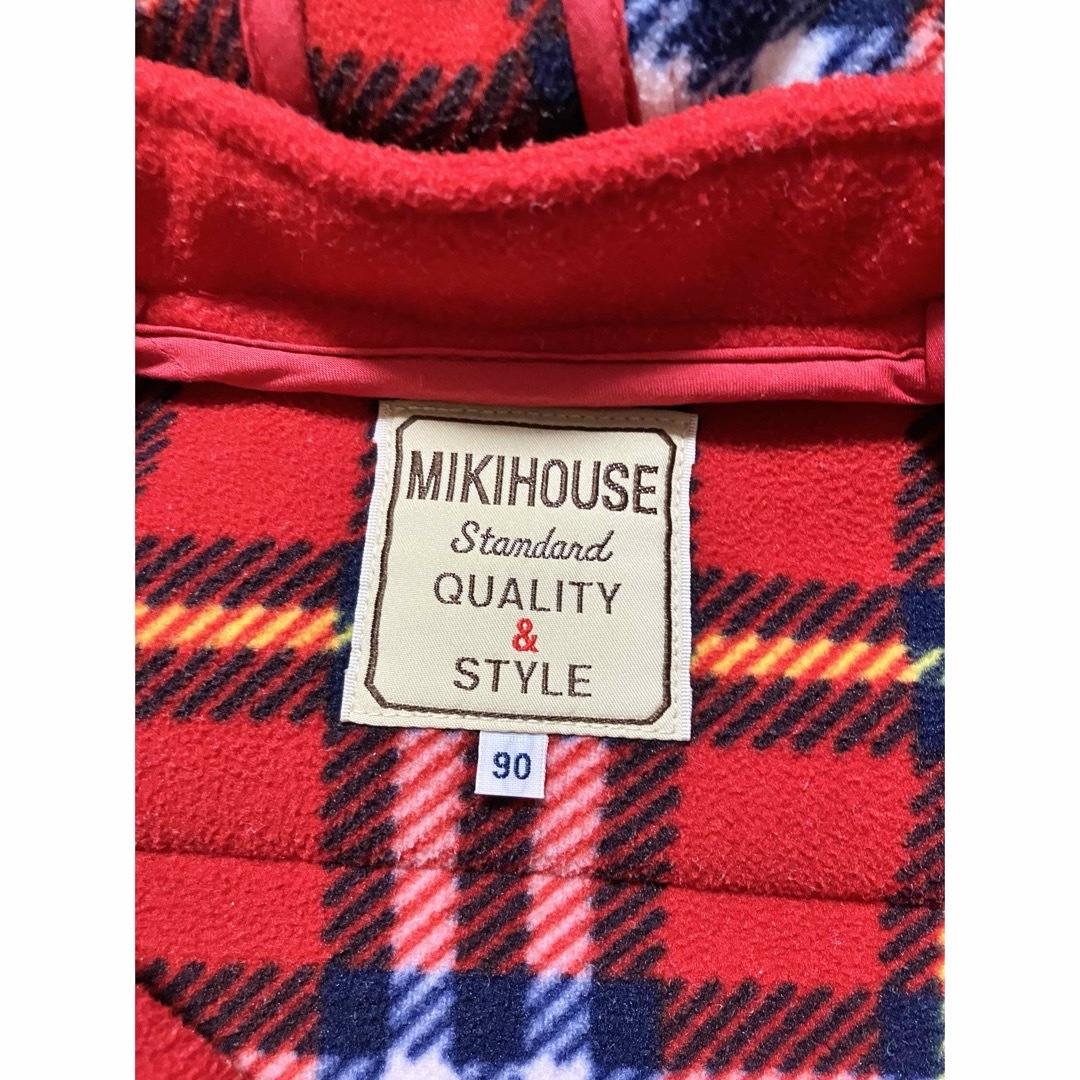 mikihouse(ミキハウス)のミキハウス　ダッフルコート キッズ/ベビー/マタニティのキッズ服女の子用(90cm~)(コート)の商品写真