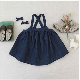 ソーアプルーム(SOOR PLOOM)のSOOR PLOOM  Denim Eloise Pinafore 6y(ワンピース)