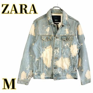 ZARA - ハリーランバート ZARA コラボ パッチ デニムジャケット L