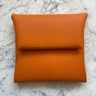 エルメス(Hermes)のHERMES バスティア コインケース 小銭入れ アプリコット Bastia(コインケース)