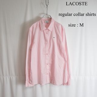 ラコステ(LACOSTE)の専用 LACOSTE ロゴ デザイン レギュラーカラー シャツ シンプル(シャツ/ブラウス(長袖/七分))