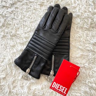 ディーゼル(DIESEL)の【新品タグ付き】  ディーゼル レザー グローブ ラムレザー 現行品 高級(手袋)