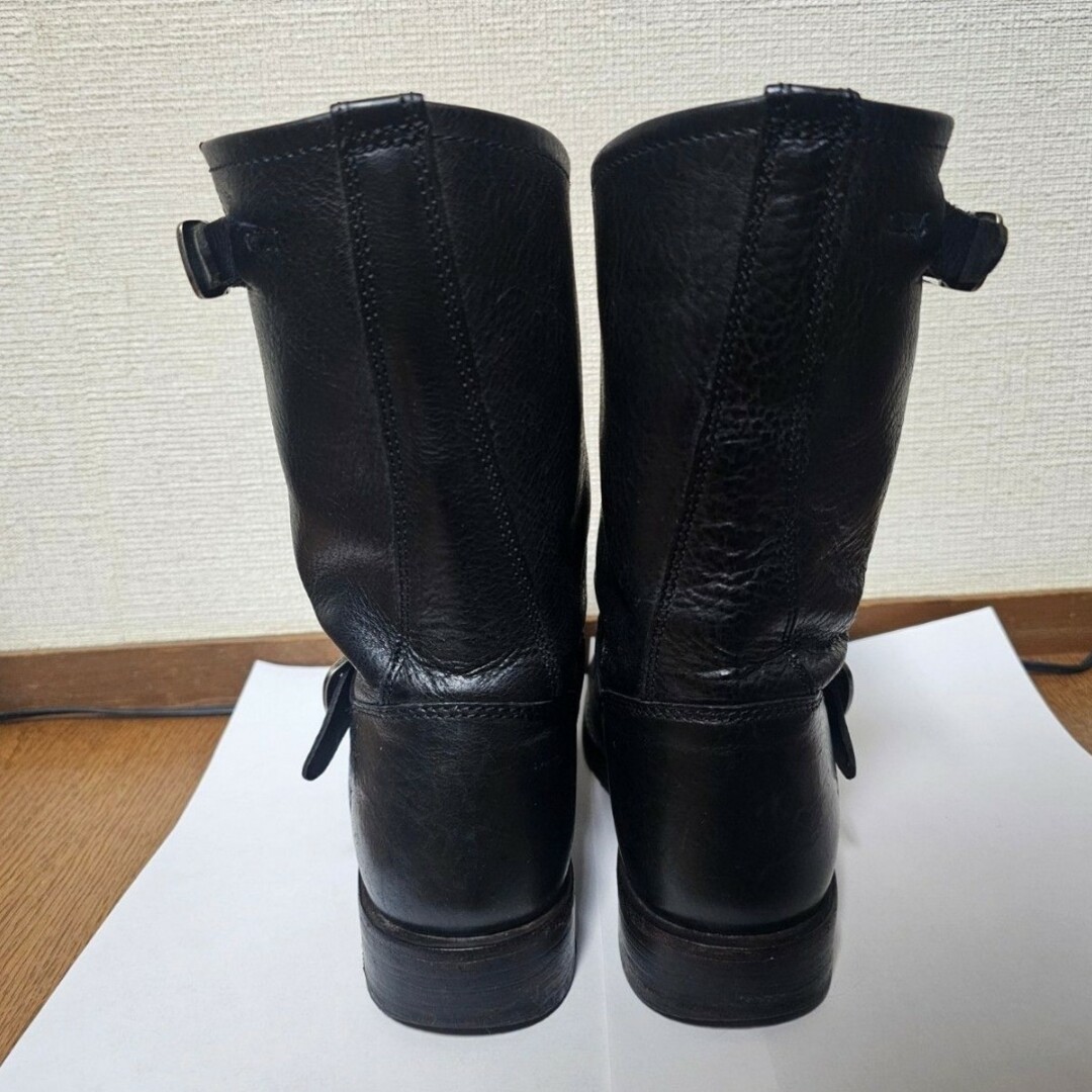 FRYE(フライ)のFRYE エンジニアブーツ ブラック ブーツ レザー エンジニア 黒 ロングブー レディースの靴/シューズ(ブーツ)の商品写真