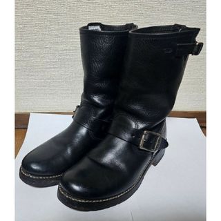 フライ(FRYE)のFRYE エンジニアブーツ ブラック ブーツ レザー エンジニア 黒 ロングブー(ブーツ)