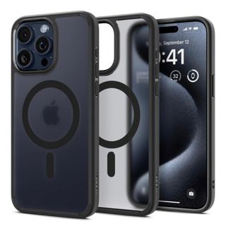 シュピゲン(Spigen)のSpigen iPhone 15 ProMaxケース 半透明 MagSafe対応(iPhoneケース)