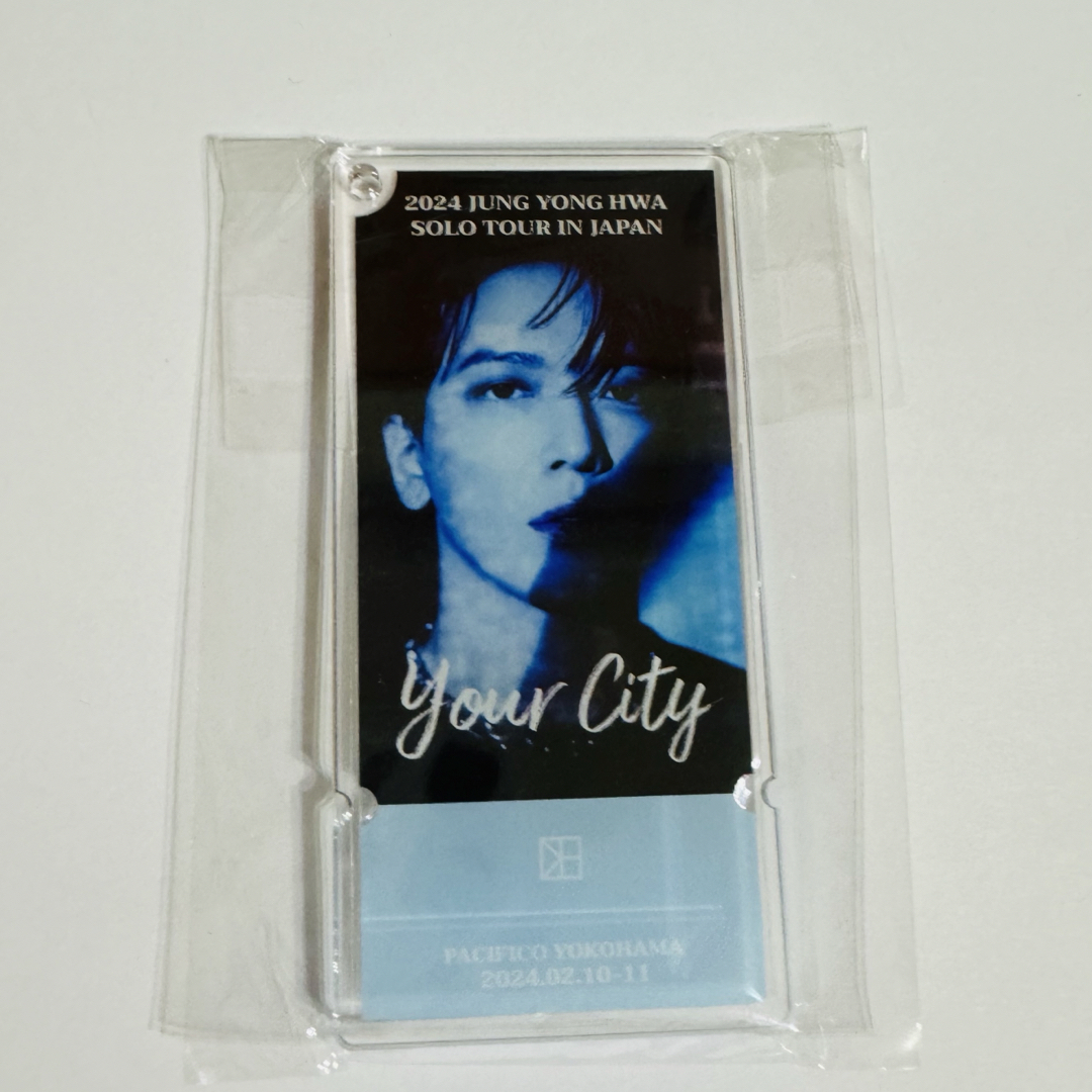 CNBLUE(シーエヌブルー)のヨンファ Your City ピクチャーチケットキーホルダー 横浜 エンタメ/ホビーのタレントグッズ(ミュージシャン)の商品写真