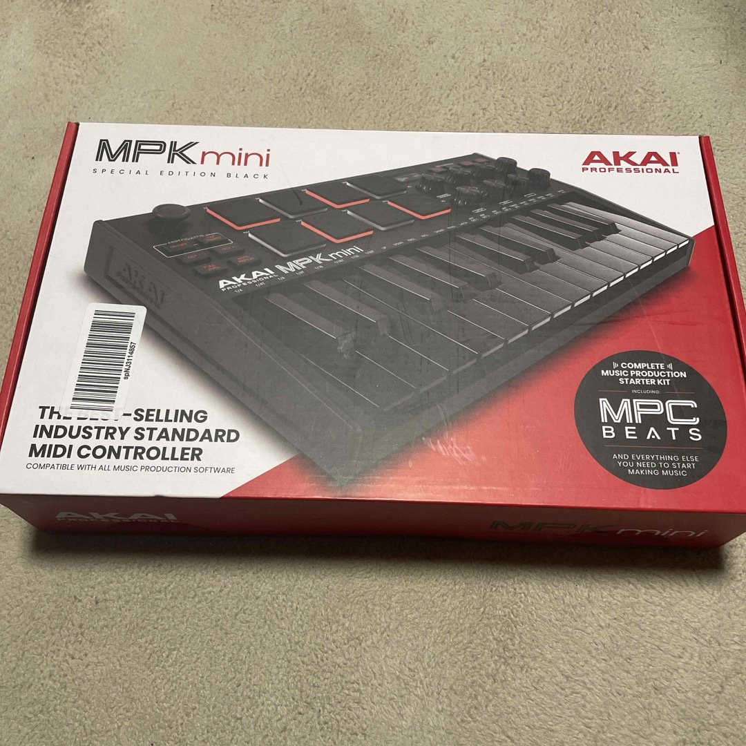 AKAI mpk mini mk3 MIDIキーボード 楽器のDTM/DAW(MIDIコントローラー)の商品写真