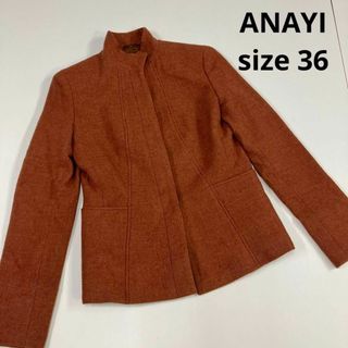 アナイ(ANAYI)のANAYI アナイ　ジャケット　ウール　スタンドカラー(テーラードジャケット)