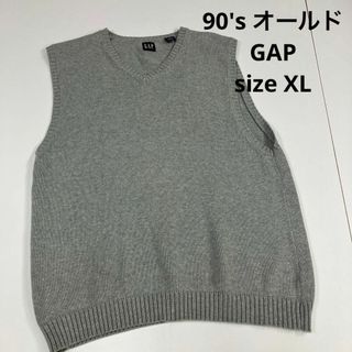 OLD GAP ギャップ　90's オールド ベスト　XL オーバーサイズ　古着