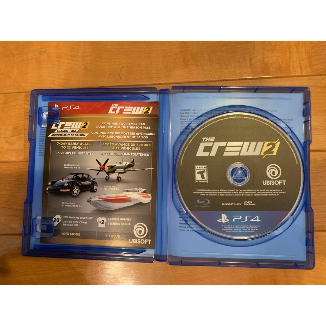 PlayStation4(プレイステーション4)のThe crew 2 ps4 北米版 エンタメ/ホビーのゲームソフト/ゲーム機本体(家庭用ゲームソフト)の商品写真