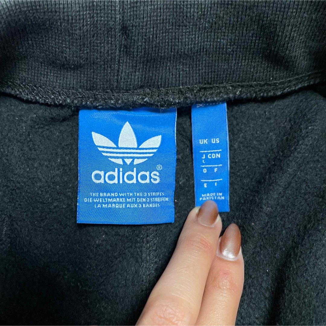 adidas(アディダス)のadidas アディダス スウェット パンツ ブラック　黒　Lサイズ メンズのパンツ(その他)の商品写真