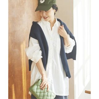 プラージュ(Plage)のplage boys boxシャツ　プラージュ　白シャツ(シャツ/ブラウス(長袖/七分))