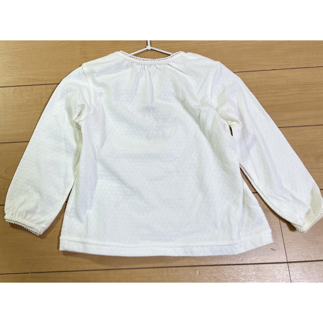 ELLE(エル)の美品　ELLE 90cm 女の子　2枚セット キッズ/ベビー/マタニティのキッズ服女の子用(90cm~)(Tシャツ/カットソー)の商品写真