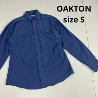 OAKTON 90's オールド　ワークシャツ　古着　S(シャツ)