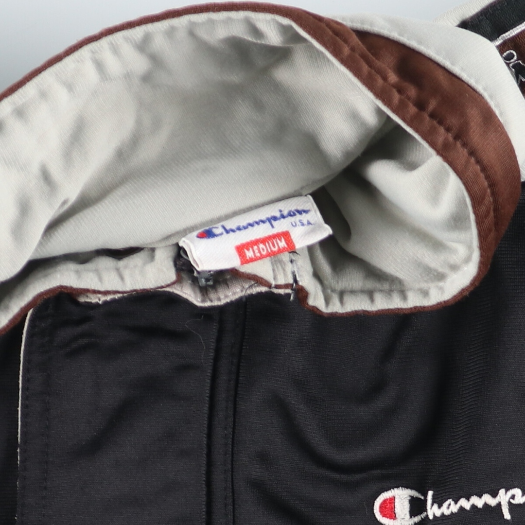 Champion(チャンピオン)の古着 00年代 チャンピオン Champion 半袖 ジャージ トラックジャケット メンズM /eaa420601 メンズのジャケット/アウター(その他)の商品写真