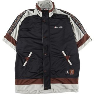 チャンピオン(Champion)の古着 00年代 チャンピオン Champion 半袖 ジャージ トラックジャケット メンズM /eaa420601(その他)