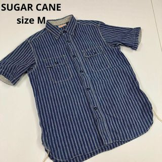 Sugar Cane - SUGAR CANE シュガーケーン　ストライプ　ワークシャツ　マチ　インディゴ