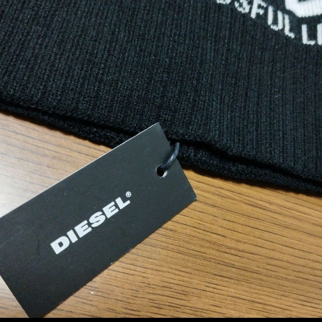 DIESEL(ディーゼル)のディーゼルキッズ✰定番ロゴニット帽　ビニー　パタゴニア、ノースフェイス好きに キッズ/ベビー/マタニティのこども用ファッション小物(帽子)の商品写真