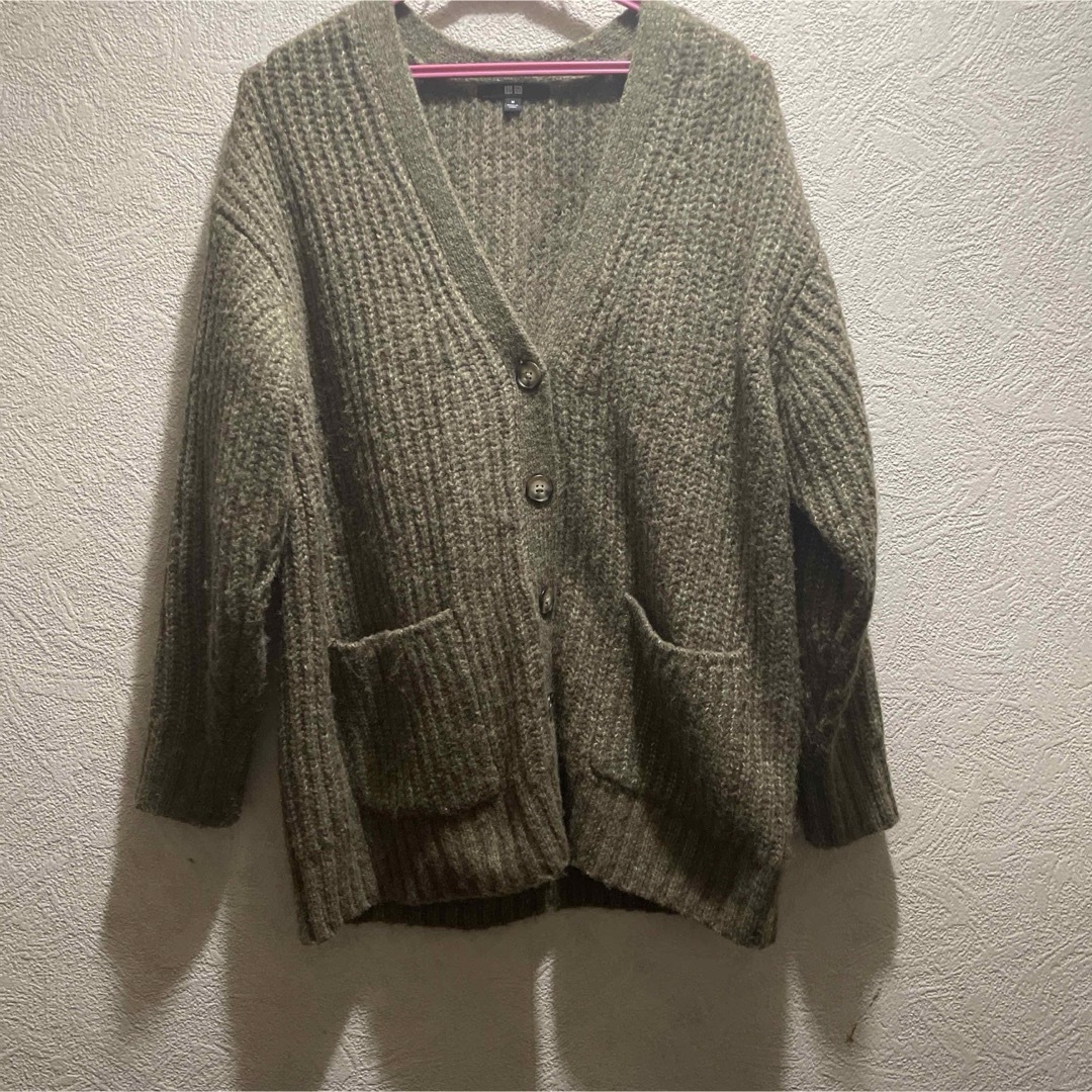 UNIQLO(ユニクロ)のユニクロ　ニット　カーディガン レディースのトップス(カーディガン)の商品写真